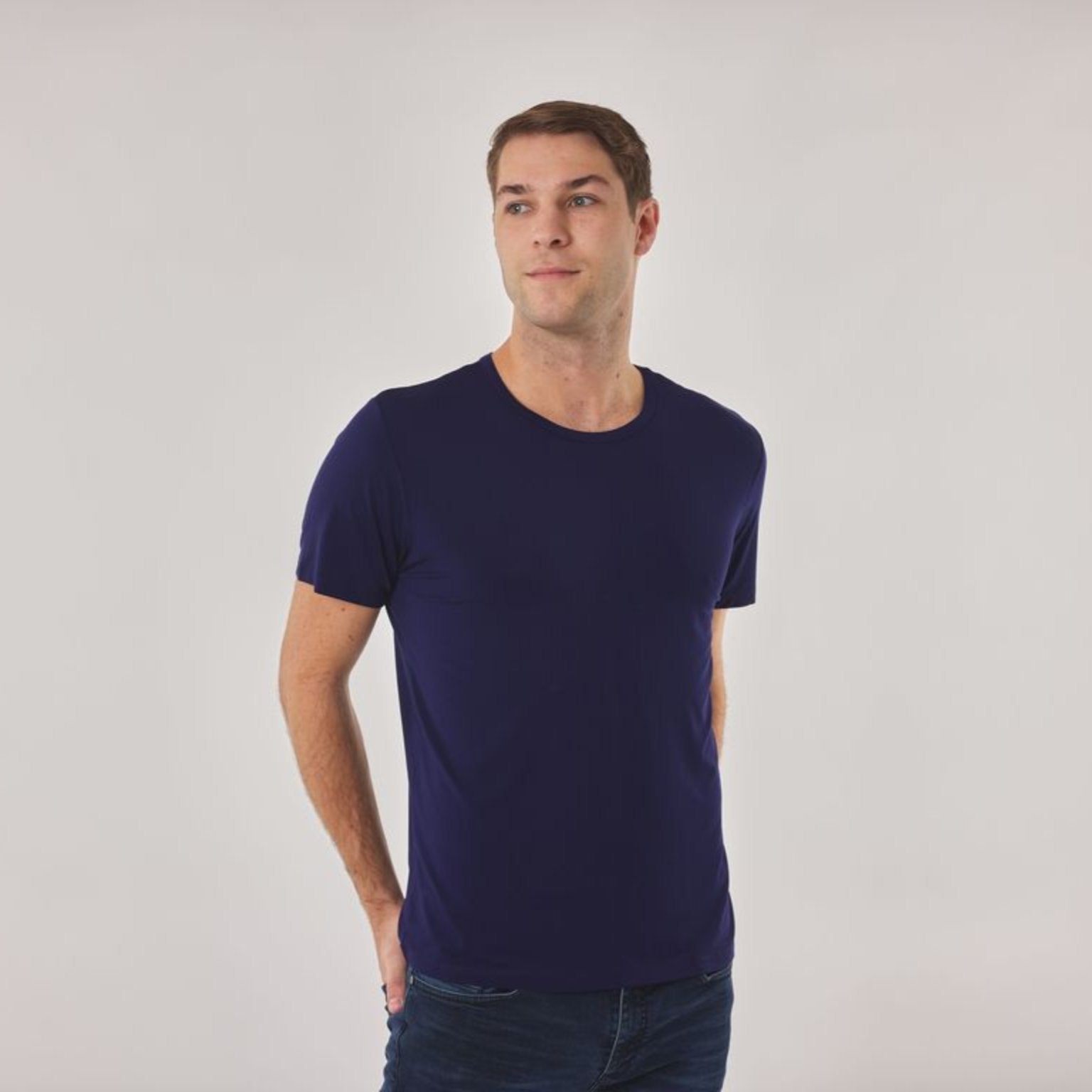 Bamboo round neck t-shirt