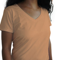 SOFTEE Women's Bamboo V Neck T-shirt