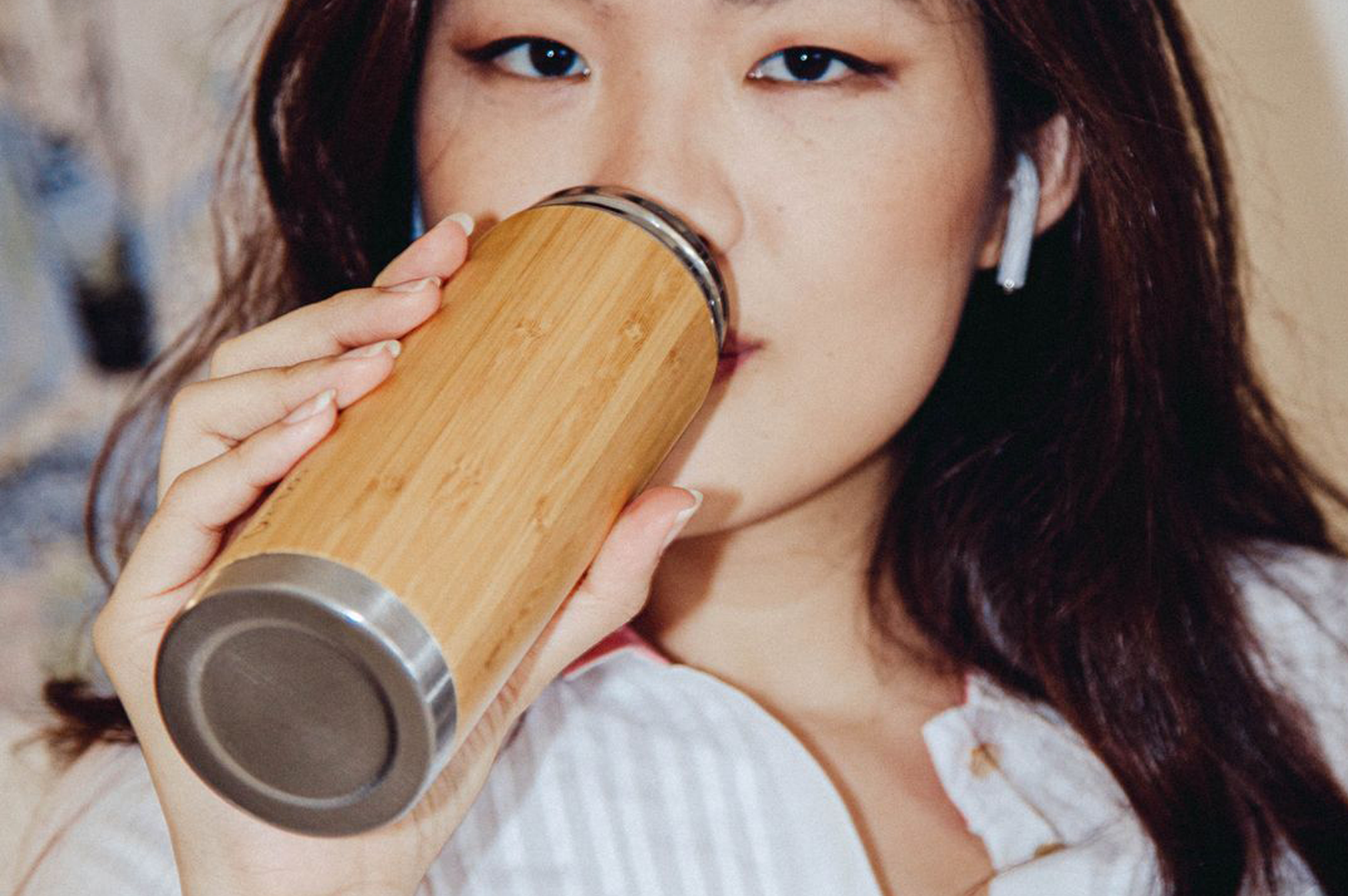 Bamboo Flask
