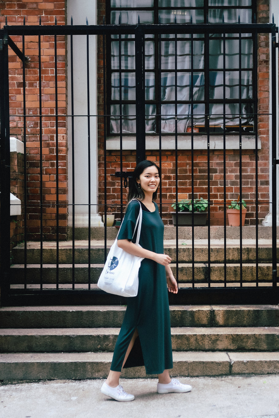 Kapuhi Bamboo Long T-shirt Dress