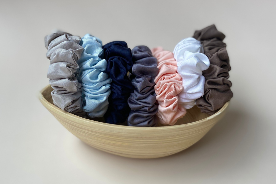 Silky bliss bamboo scrunchie