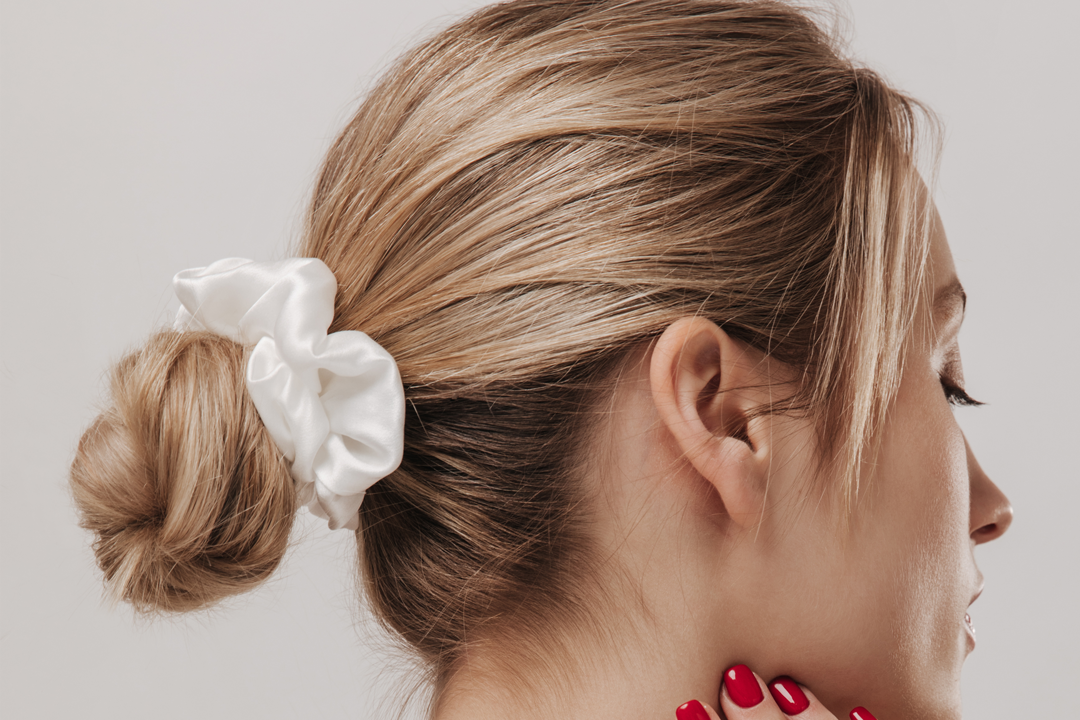 Silky bliss bamboo scrunchie