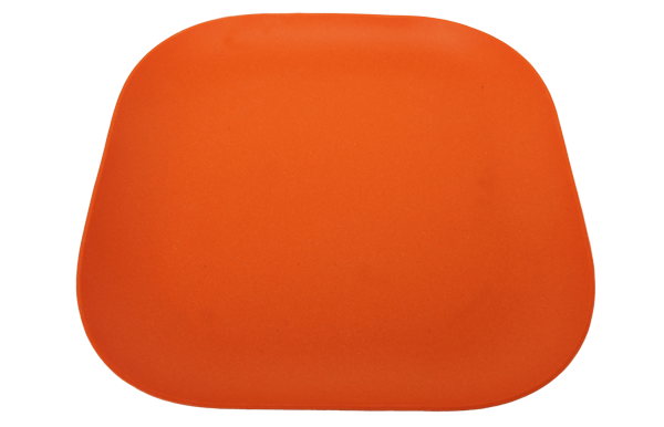 Bamboa Fibra Bamboo Fiber Square Plate Red