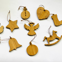 Bamboo Christmas Tree Ornaments